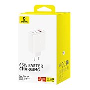 Baseus OS-Cube Pro P10152301213 65W wall charger with 2 USB-C PD and USB sockets white_2
