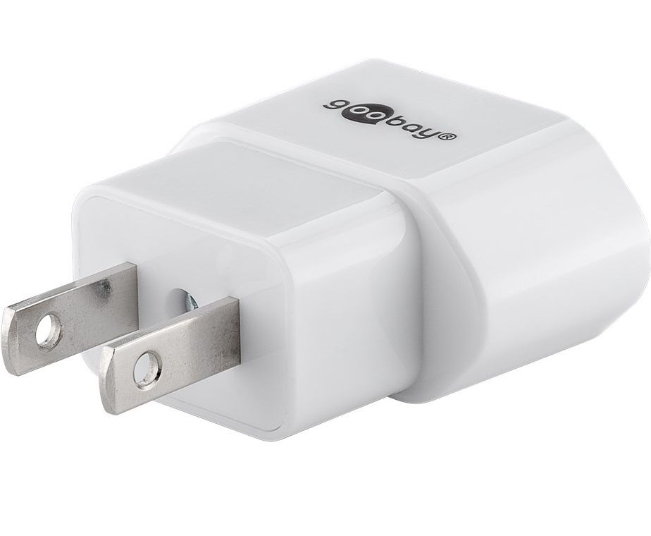 Mains Adapter US/Japan, White



	Compact, lightweight travel plug for operating or charging electrical devices with a Europlug abroad
	Travel adapter allows for connecting household appliances with Europlugs to the mains in the USA and Japan.
	The European plug adapter is the perfect holiday companion for using your own devices when travelling worldwide.
	Thanks to its white colour, the compact plug blends discreetly into the living area.
	Adapter does not convert voltage from the local mains and must only be connected to devices with suitable input voltage.



Device connections :



Input, Voltage Range : 250 (AC) V



Input, type : US/Japanese male (Type A, NEMA 1-15, 2-pin) x in



Output, max. amperage :10 A



Output, type : Euro female (Type C CEE 7/16)



Output, max. amperage : 10.0 A

Color: white





Packaging: bulk 1 pc.