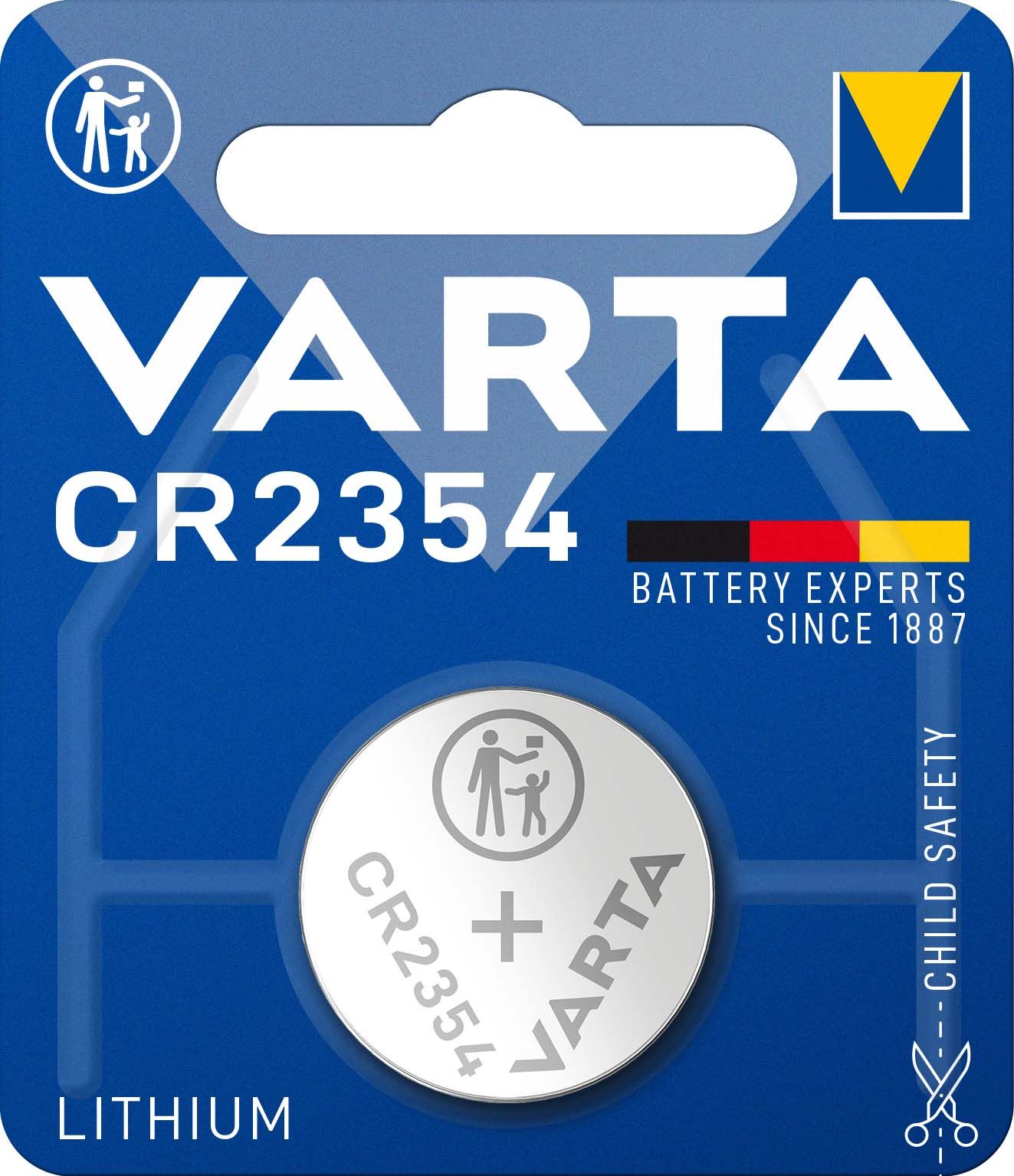 Baterie buton litiu 6354 CR2354 3V 560mAh Varta
Ambalare: blister 1 buc.


	Bateriile Varta Lithium, de tip moneda, sunt dezvoltate pentru electronice mici. Contrar dimensiunilor reduse, acestea inmagazineaza o cantitate mare de putere pentru consumatorii aferenți.
	Capacitate crescuta, greutate redusa.
	Performeaza fara probleme &ampicircn condiții &ampamp temperaturi extreme.
	Durata de viata prelungita.
	Nu contine mercur sau cadmiu.
	Aplicații: telecomenzi, aparate de masura, calculatoare, placi de baza, jucarii.


Despre produsele noastre:
&ampnbsp

In prezent avem un portofoliu cu peste 1500 produse cu livrare imediata din depozitul nostru. Acordam o mare atentie eficacitatii activitatii noastre, vitezei de realizare a comenzilor si modului de depozitare si distributie a produselor. Calitatea inalta este o valoare importanta pentru noi nu doar in privinta produselor comecializate, dar si nivelul serviciilor oferite. Nu in ultimul rand, oferim produselor noastre garantie in conformitate cu legile in vigoare.
&ampnbsp

De ce sa alegi pe noi?
&ampnbsp

Lucratorii nostri din departamentul aprovizionari au experienta de peste 25 de ani in domeniul electornice in privinta sortarii produselor de cea mai buna calitate.Calitatea produselor importate si comercializate este temeinic pentru noi, ca urmare punem accent pe selectarea fiecarui produs in parte de la producatori renumiti pe piata electornica. Procentul produselor defecte se situeaza sub 0,01%. Toate comezile receptionate pana la ora 15:00 sunt expediate in aceeasi zi.