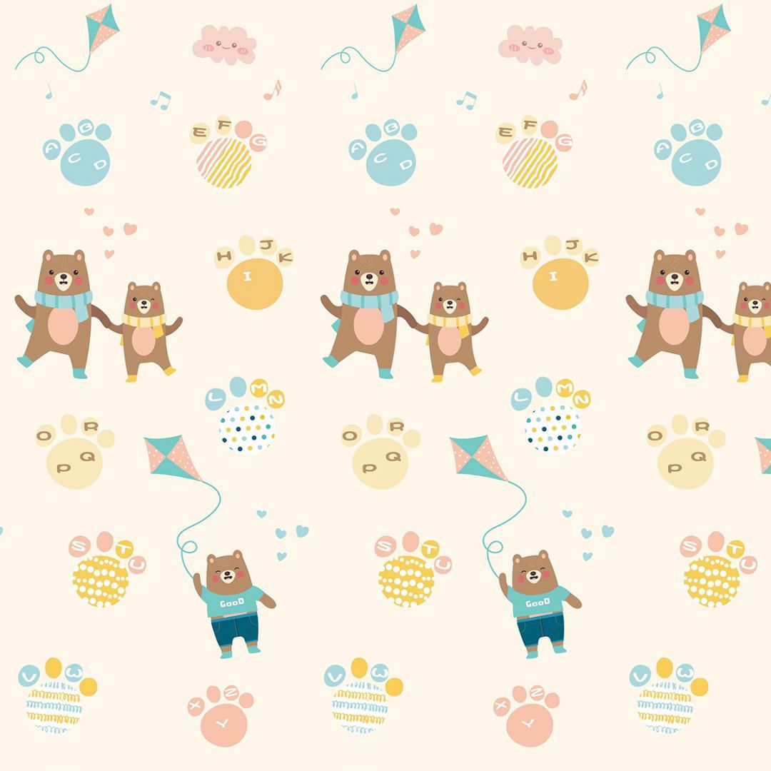 Covor de joaca pentru copii U-Grow, din spuma, pliabil, 2 fete, impermeabil, izolant, 120 x 180 x 1 cm, alfabet_1