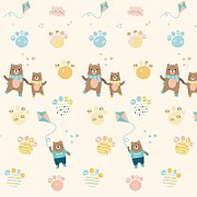 Covor de joaca pentru copii U-Grow, din spuma, pliabil, 2 fete, impermeabil, izolant, 120 x 180 x 1 cm, alfabet_3