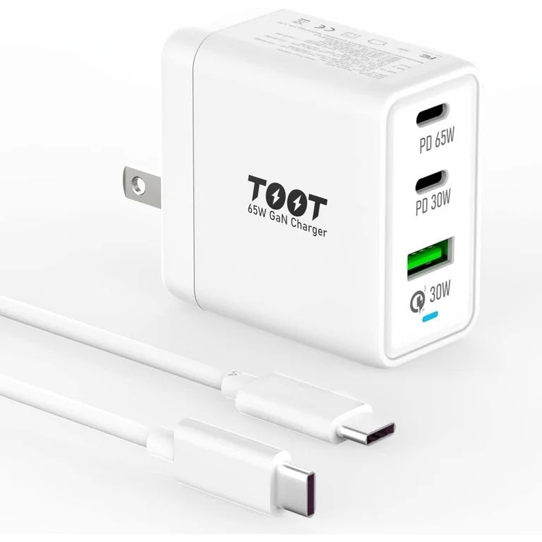 Acer GaN 65W  three-port Charger  2 x typeC and 1 x typeA  E Polybeutel Linux_1
