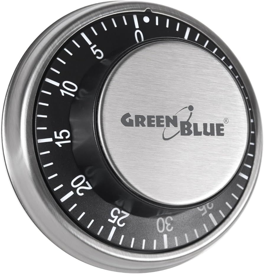Greenblue 51348 Mechanical kitchen timer Silver_1