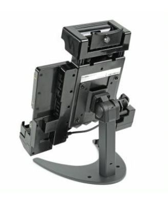 ET8X OFFICE DOCK SOLUTION. TOP CLAMP. BARREL LOCK WITH 2 KEYS. 9 PORT EXP MODULE (4 USB, 3 ETHERNET, 2 HDMI), PWR MODULE,  OFFICE STAND_2