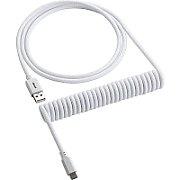 CableMod Classic Coiled Keyboard Cable USB-C to USB Type A  Glacier White - 150cm_1