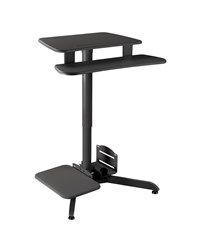 Maclean Height Adjustable Work Desk  Gas Spring  for Standing Up Work  Max Height 109cm  MC-848_1