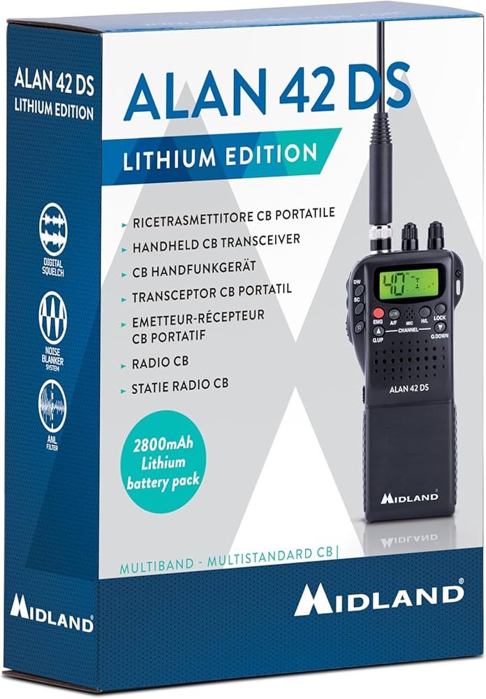 Radio CB ALAN 42DS AM/FM DIGITAL SQUELCH_1