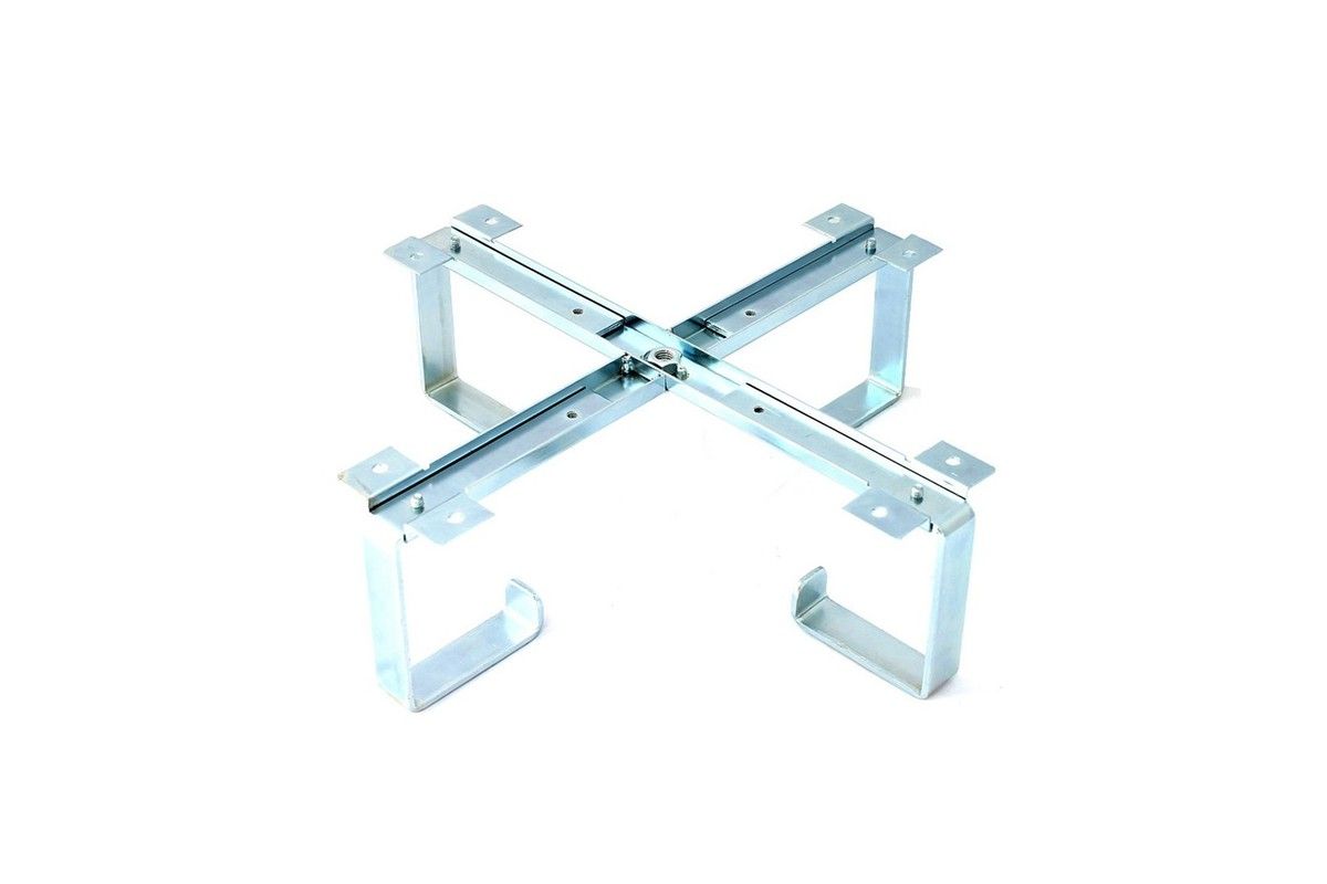Spare cable frame adjustable  width/height400-600 mm  depth 120 mm  galvanized steel_1