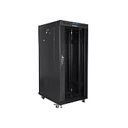 FLOOR-STANDING RACK CABINET 19  27U 800X1200 BLACK LCD GLASS DOOR LANBERG (FLAT PACK)_1