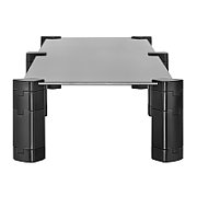 Dual Monitor Stand - Double Maclean  max. 20kg  tempered glass  (1029x285x127mm)  MC-936_4