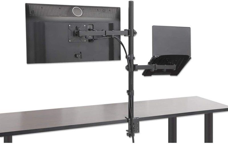 Desk Mount for 13-32 Inch Monitor and 17 Inch Laptop Adjustable_2