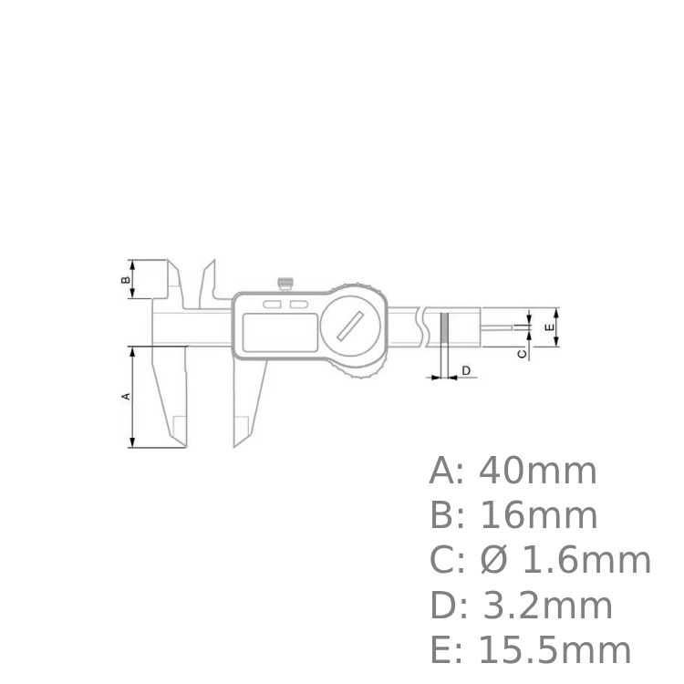 150 DIGIT CALIPER. 6  IP67 3V/RD1.5 TESA-CAL_4