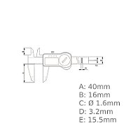 150 DIGIT CALIPER. 6  IP67 3V/RD1.5 TESA-CAL_4