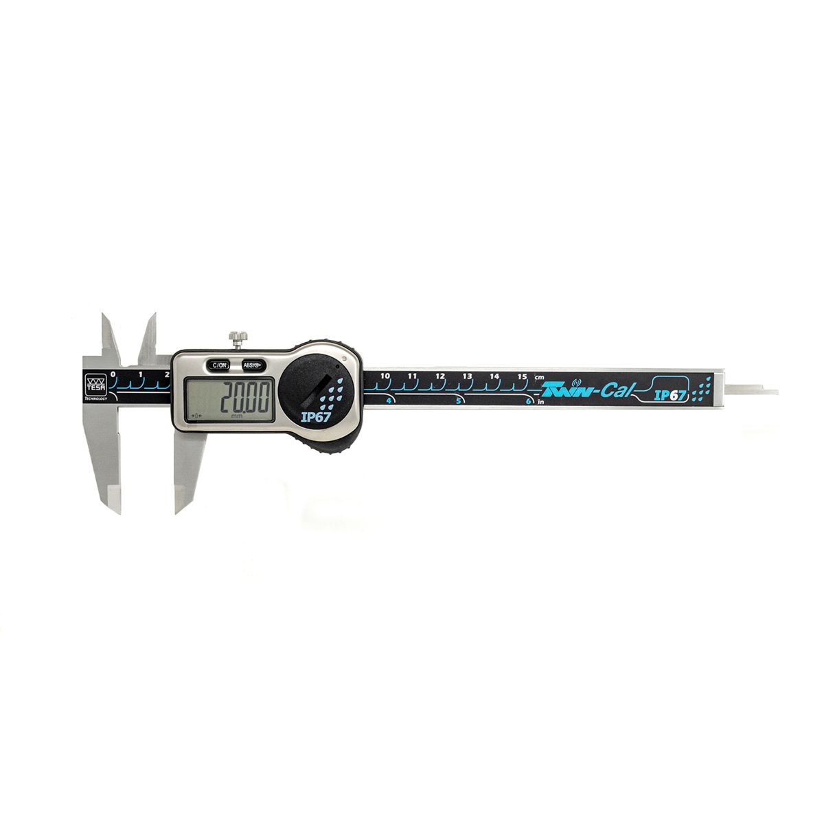 150 DIGIT CALIPER.   6 IP67 3V/SQ TWIN-INCH /CERT._1