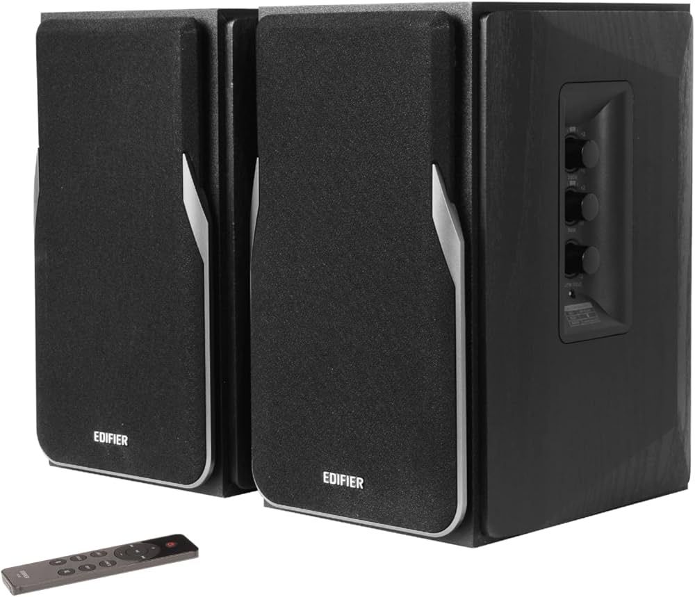 Edifier Studio R1380DB 2.0 Bookshelf Speaker System in Real Wood Enclosure (MDF) - Black_3