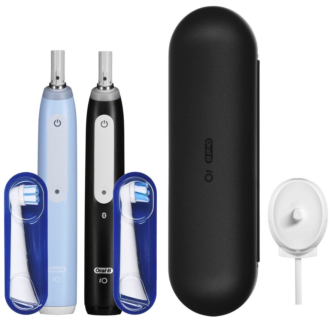 Braun Oral-B iO 3 electric toothbrush set DUO BLACK & BLUE_1