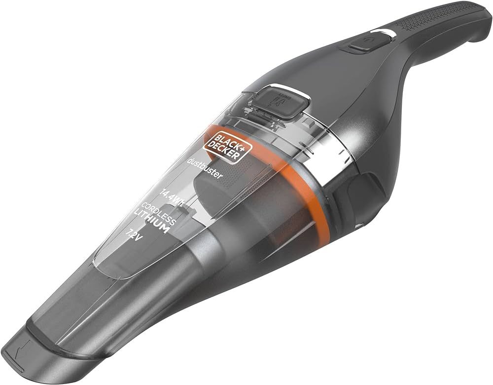 Black & Decker NVC220WC-QW handheld vacuum Chrome  Titanium  Transparent Bagless_2