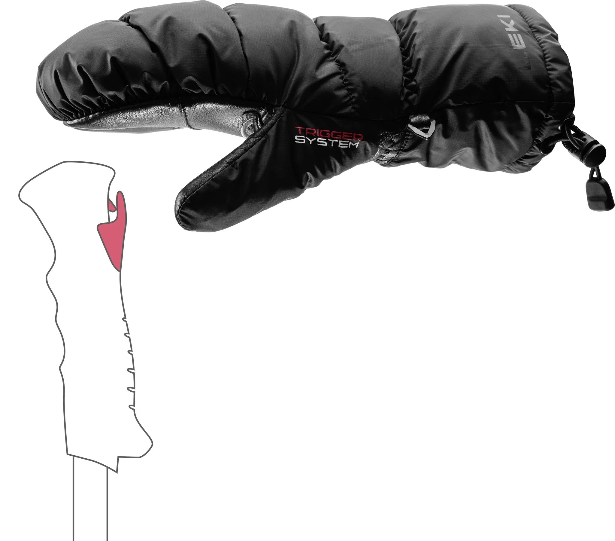 LEKI RĘKAWICE Glace 3D Women Mitt black 7.0_1