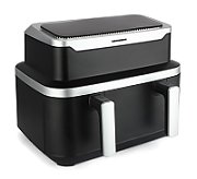 Friteuza dubla cu aer cald Heinner HAF-DDB9BK26, putere: 2600W, capacitate: 9L, control digital individual, temperatura: 80-220 grade C, timer 60 min, 10 programe presetate, auto-oprire, negru_5