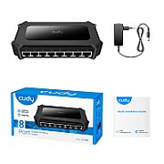 Cudy GS108D network switch Gigabit Ethernet (10/100/1000) Black_5