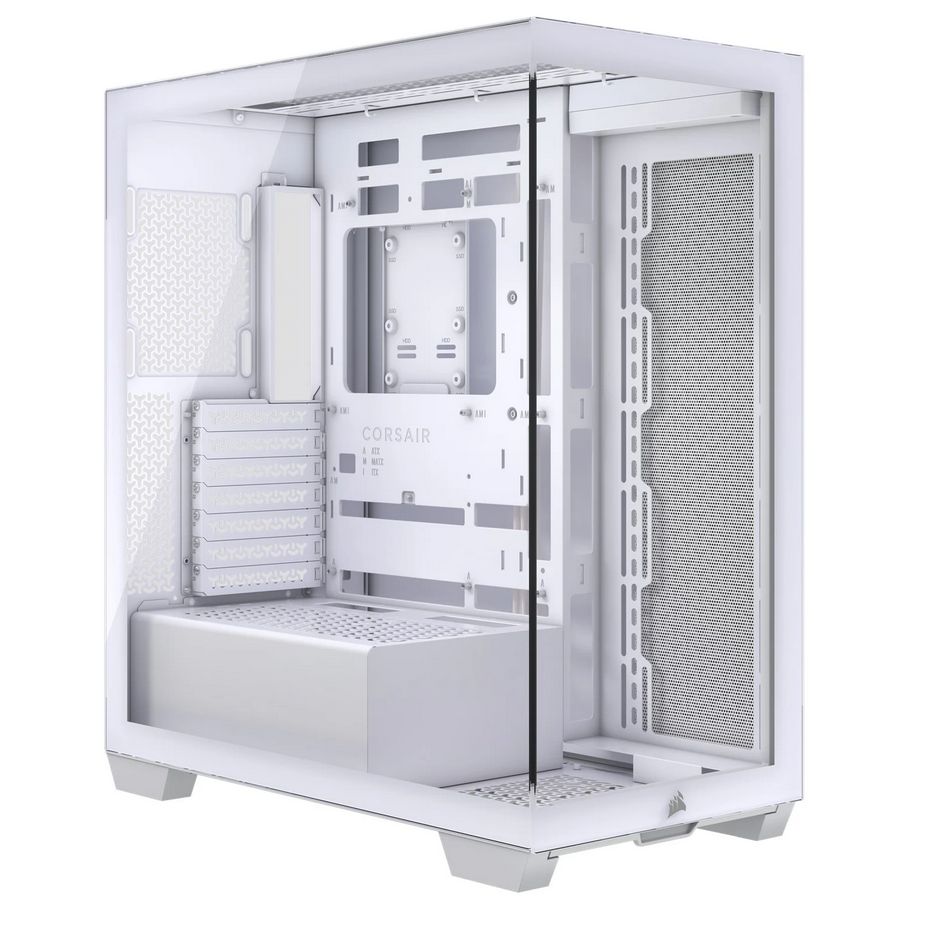 Carcasa CORSAIR 3500X Mid Tower ALB, Tempered Glass, Sloturi Expansiune 7 orizontal sau 4 vertical, Drive Bays: 2x3.5