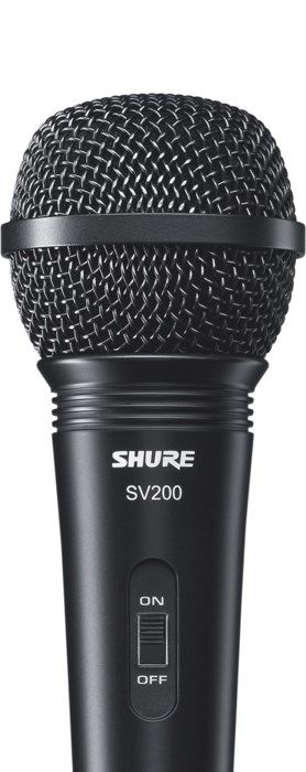 Shure SV200 microphone Black Karaoke microphone_1