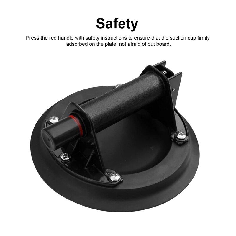Vacuum suction cup with pump  for tiles and glass  160 kg  in case_1
