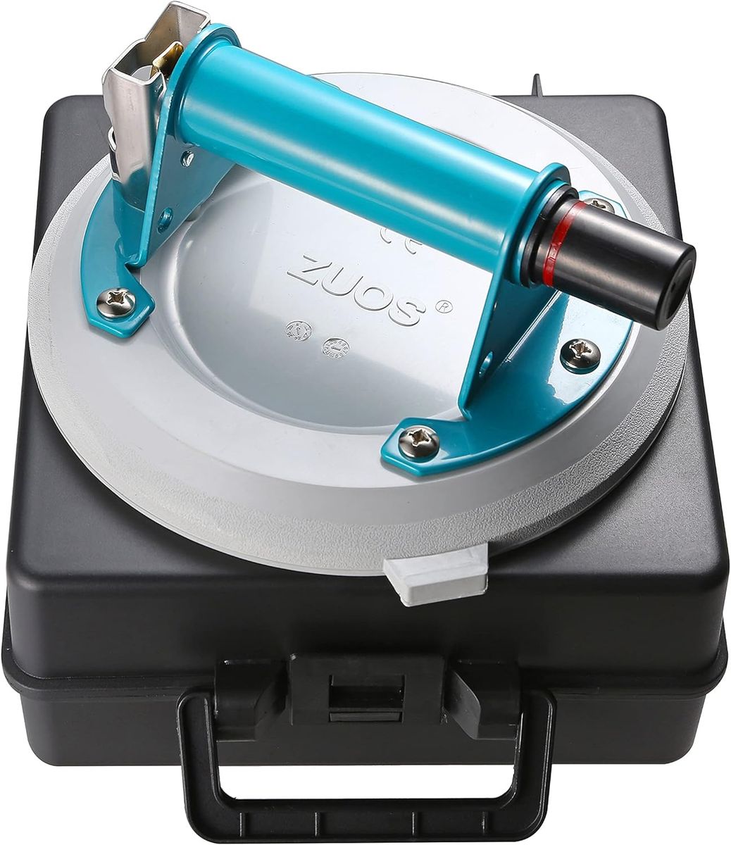 Vacuum suction cup with pump  for tiles and glass  160 kg  in case_8