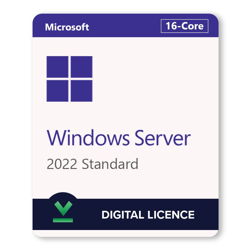 Microsoft Windows Server 2022 standard 16 CORE  - licență electronică