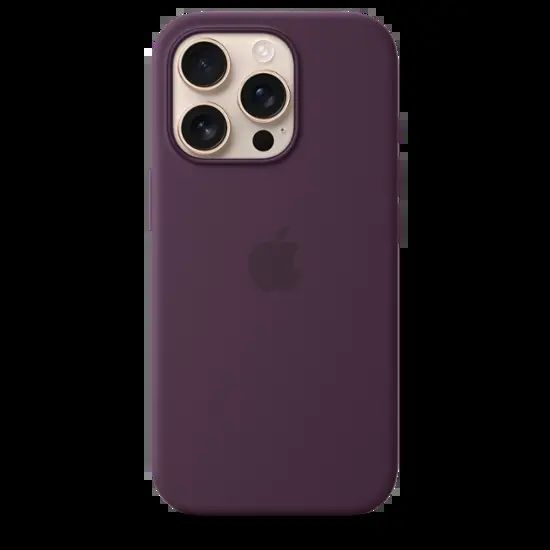 IPHONE 16 PRO SILICONE CASE/WITH MAGSAFE - PLUM_1