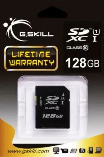 G.SKILL SDXC 128GB CLASS 10 UHS-I_1