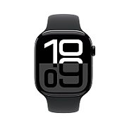 Apple Watch Series 10 jet black aluminium  46mm 4G black sport band Size S/M_2