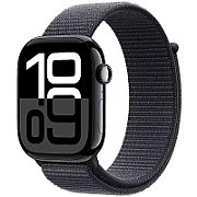 Apple Watch Series 10 jet black aluminium 46mm 4G ink sport loop_2