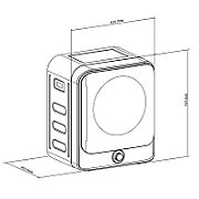 Electric Mini Tumble Dryer 3kg GB415_14