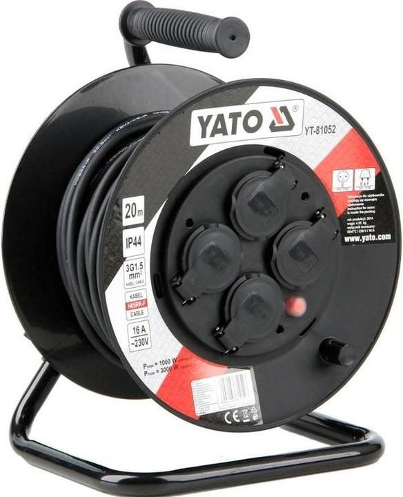 YATO EXTENSION CABLE PLASTIC DRUM 30m 3x2.5mm2_3