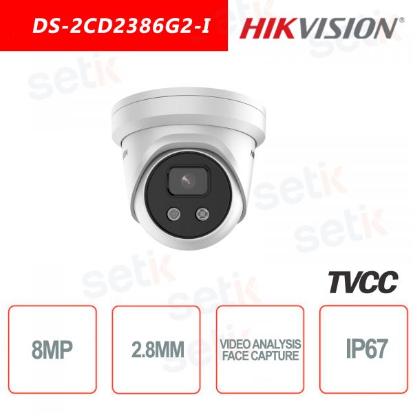 Camera de supraveghere IP Turret 8MP Hikvision DS-2CD1383G2- LIUF(4MM);lentila fixa: 4mm, iluminare: Color: 0.01 Lux @ (F2.0, AGC ON),B/W: 0 Lux cu IR: 30m, microfon incorporat, slot card de memorie: microSD/microSDHC/microSDXC card, up to 512 GB, alarma la evenimente: Motion detection (support_1