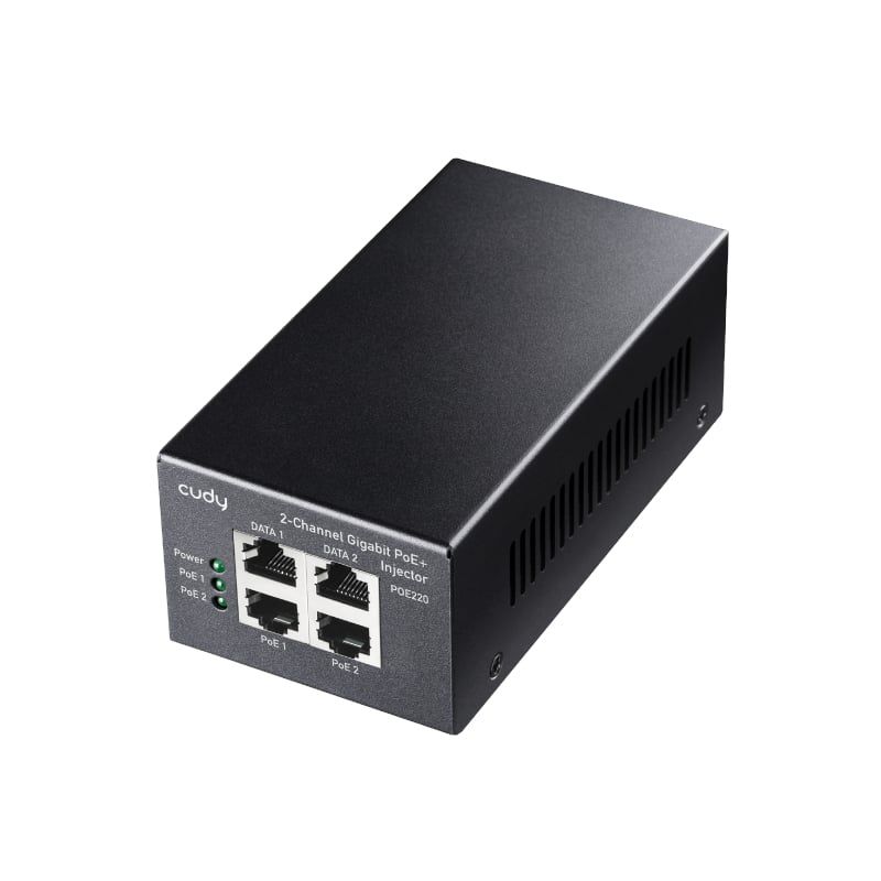 PoE+/PoE Injector Cudy Gigabit 2-Channel 30W_1