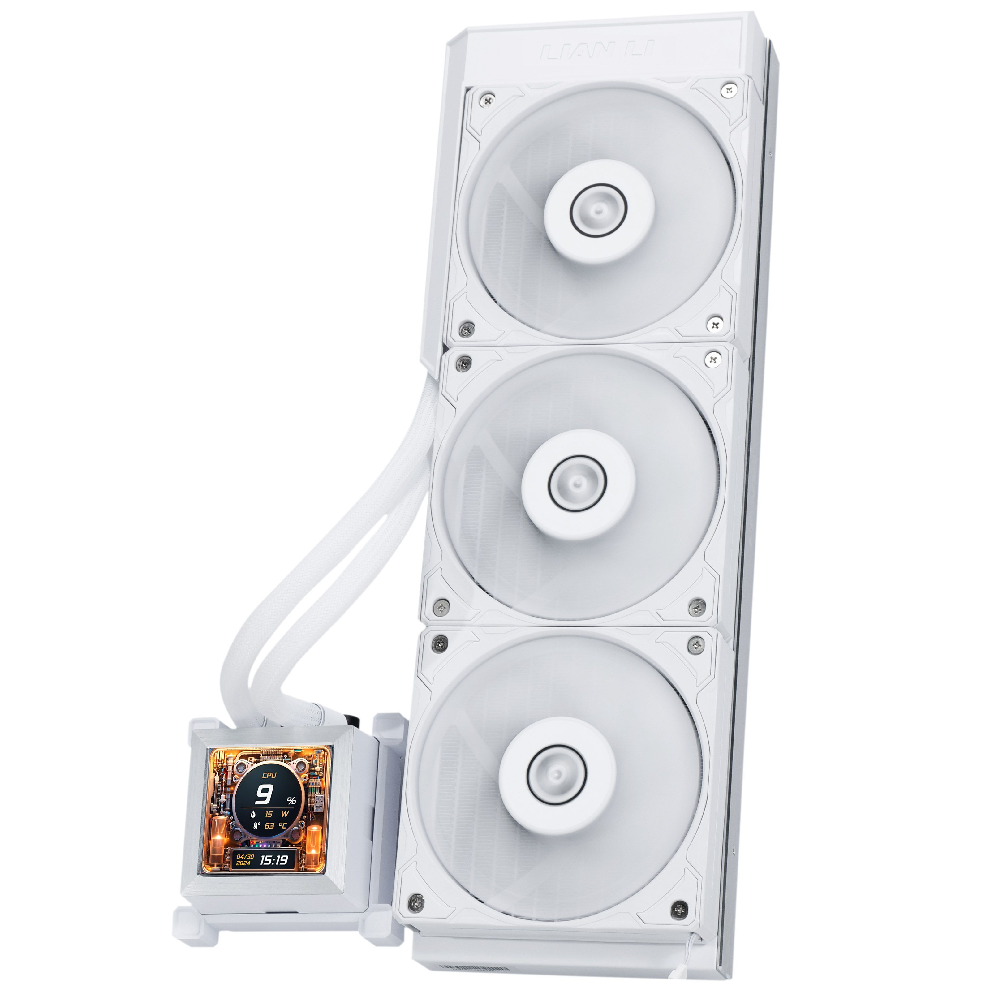 Lian Li HydroShift LCD 360S Complete Water Cooling - White_1