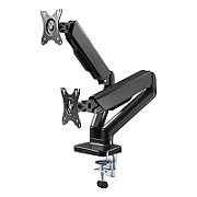 Desktop Swivel Mount for Two LCD Monitors Gas Spring_1