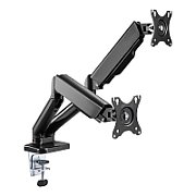 Desktop Swivel Mount for Two LCD Monitors Gas Spring_3