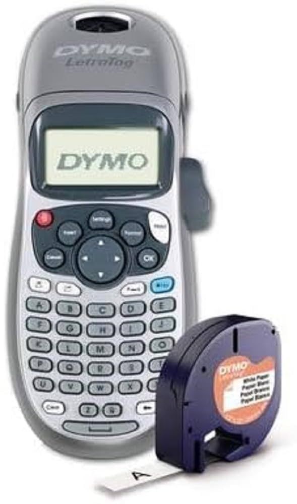 DYMO LetraTag LT-100H Beschriftungsgerät - Silber Edition inkl. Batterien_1
