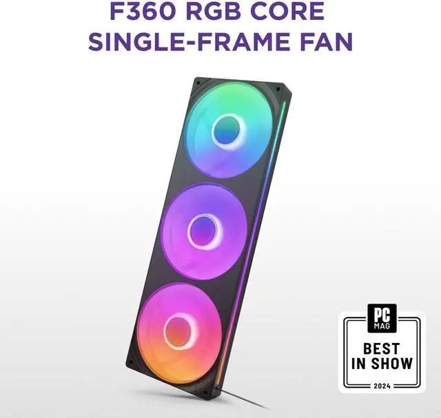 NZXT RF-U36HF-B1 computer cooling system Computer case Fan 36 cm Black_1