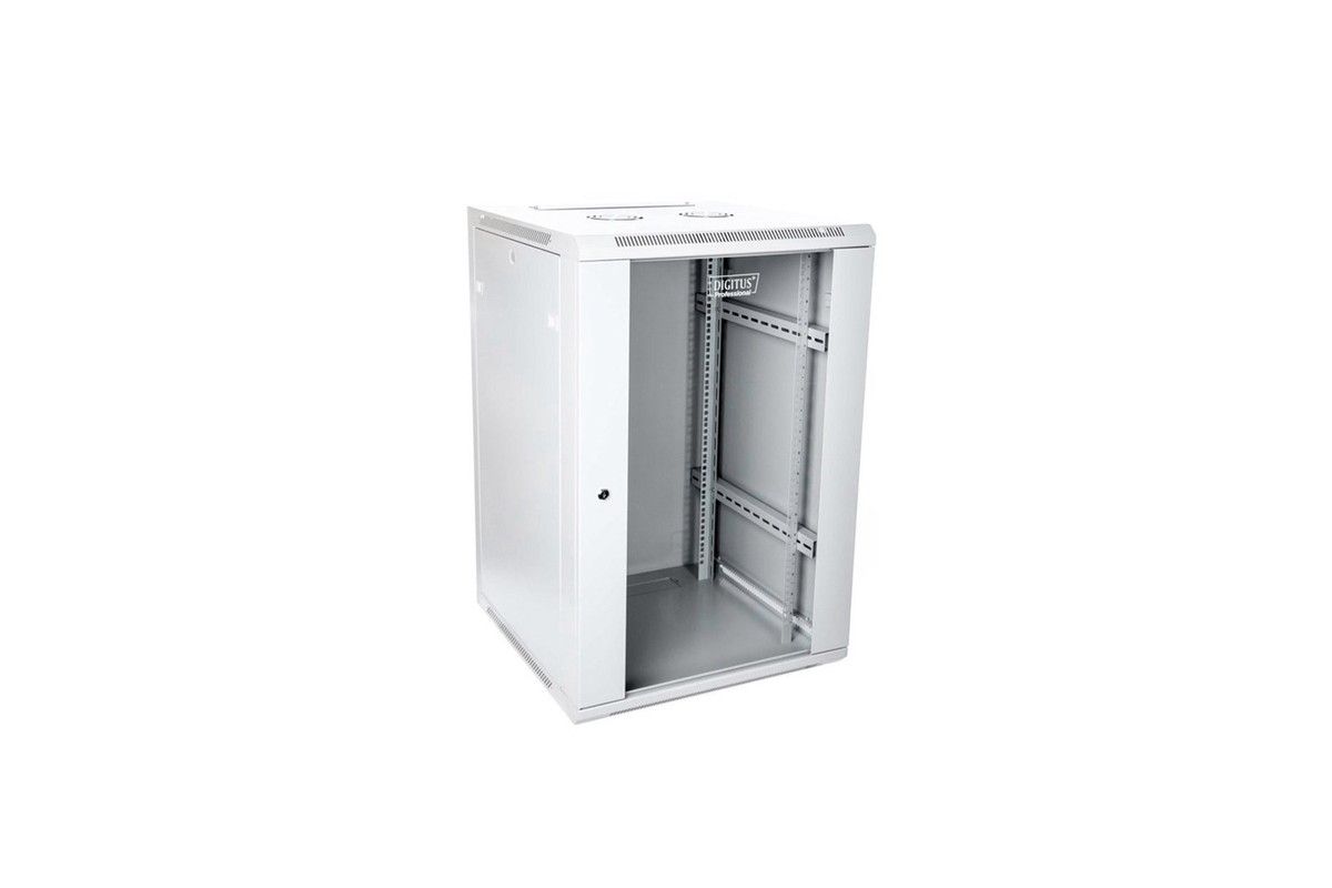 Wall-mounted network cabinet 19  21U rack 600x600  door glass  gray  unfolded  not folded  60kg_1