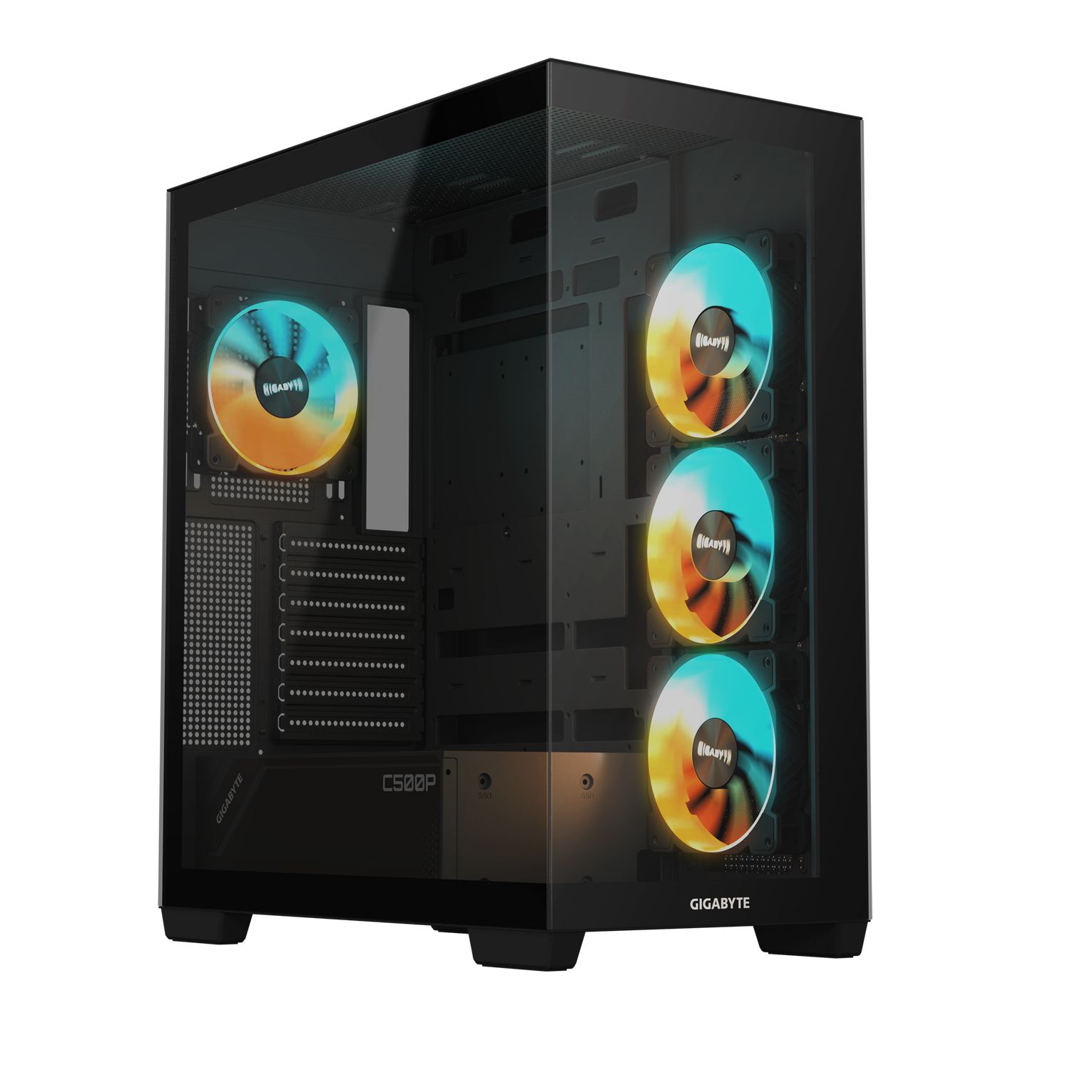 CASE MIDITOWER ATX W/O PSU/GB-C500P ST BLACK GIGABYTE_1