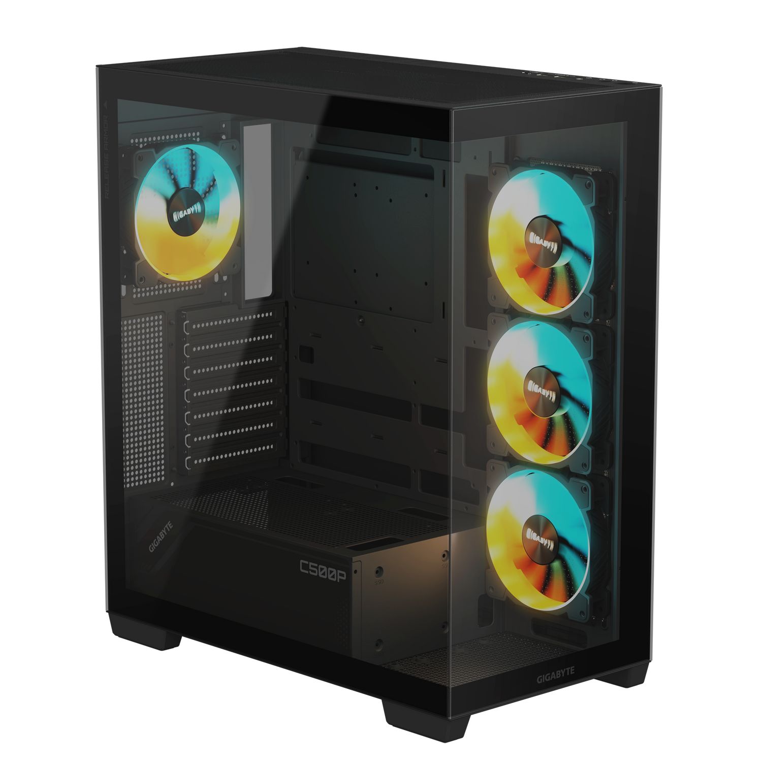 CASE MIDITOWER ATX W/O PSU/GB-C500P ST BLACK GIGABYTE_3