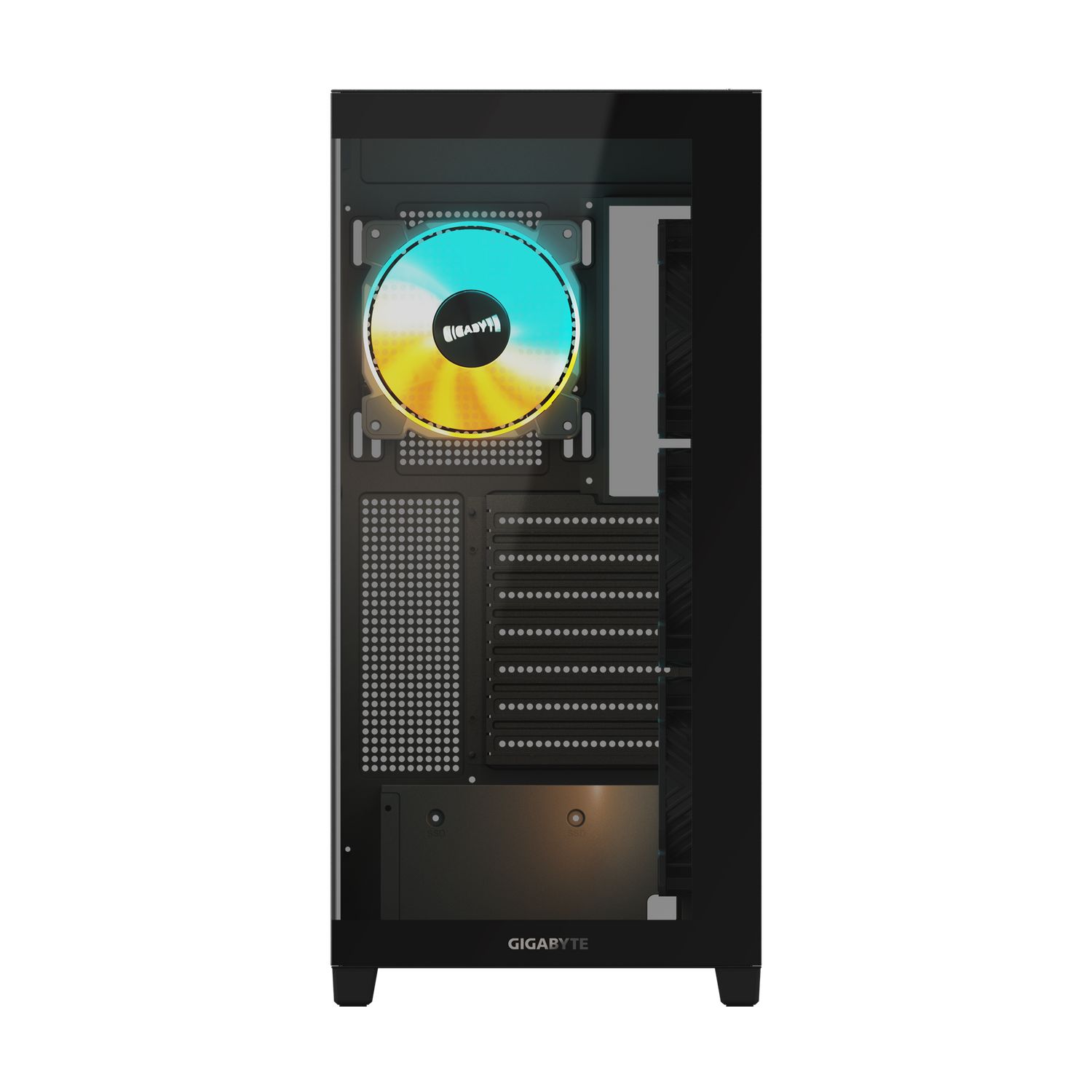CASE MIDITOWER ATX W/O PSU/GB-C500P ST BLACK GIGABYTE_4