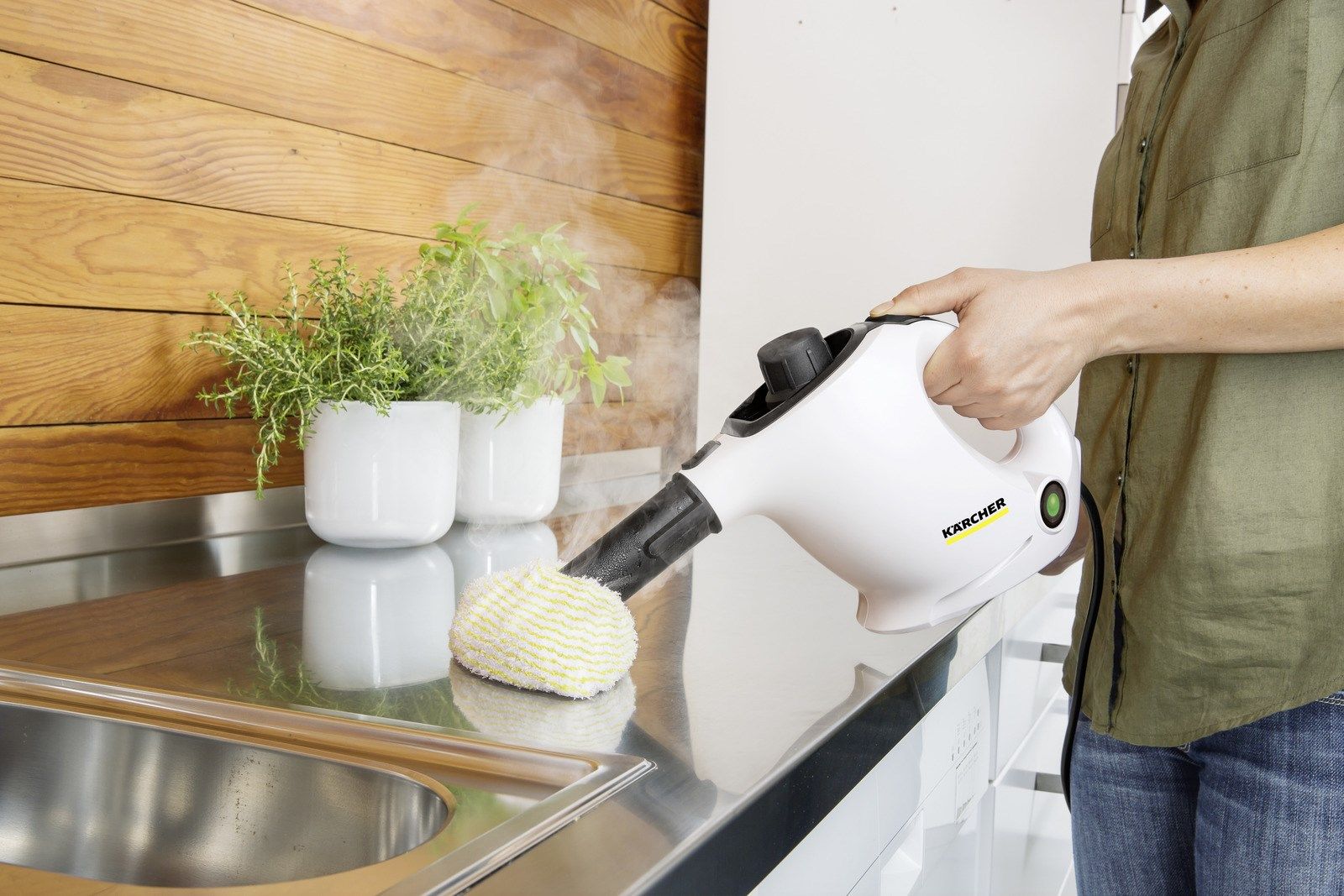 Kärcher SC 1 Cylinder steam cleaner 1200 W Black  White_5