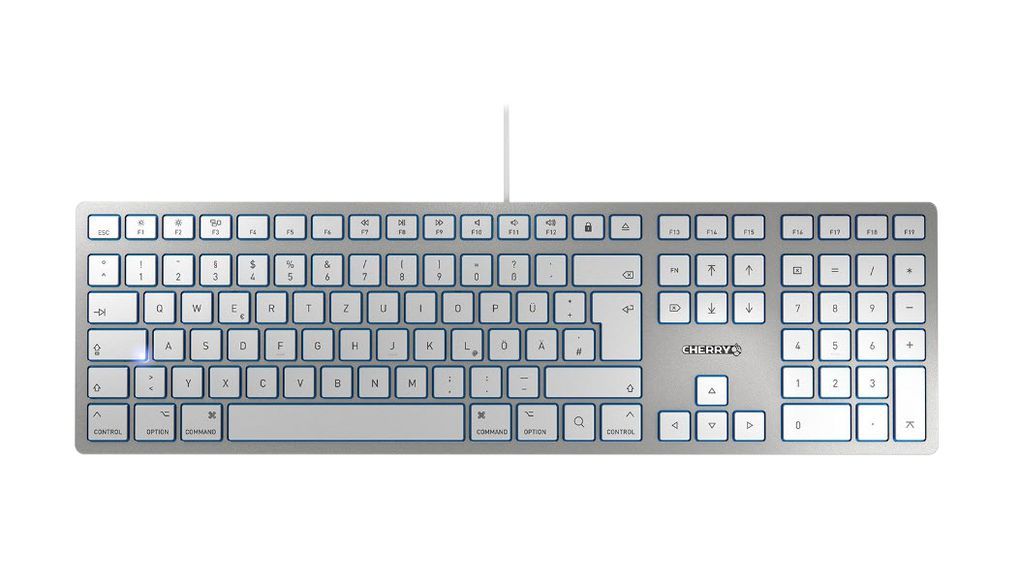 KC 6000 C FOR MAC KEYBOARD/CORDED SILVER PAN-NORDIC_1