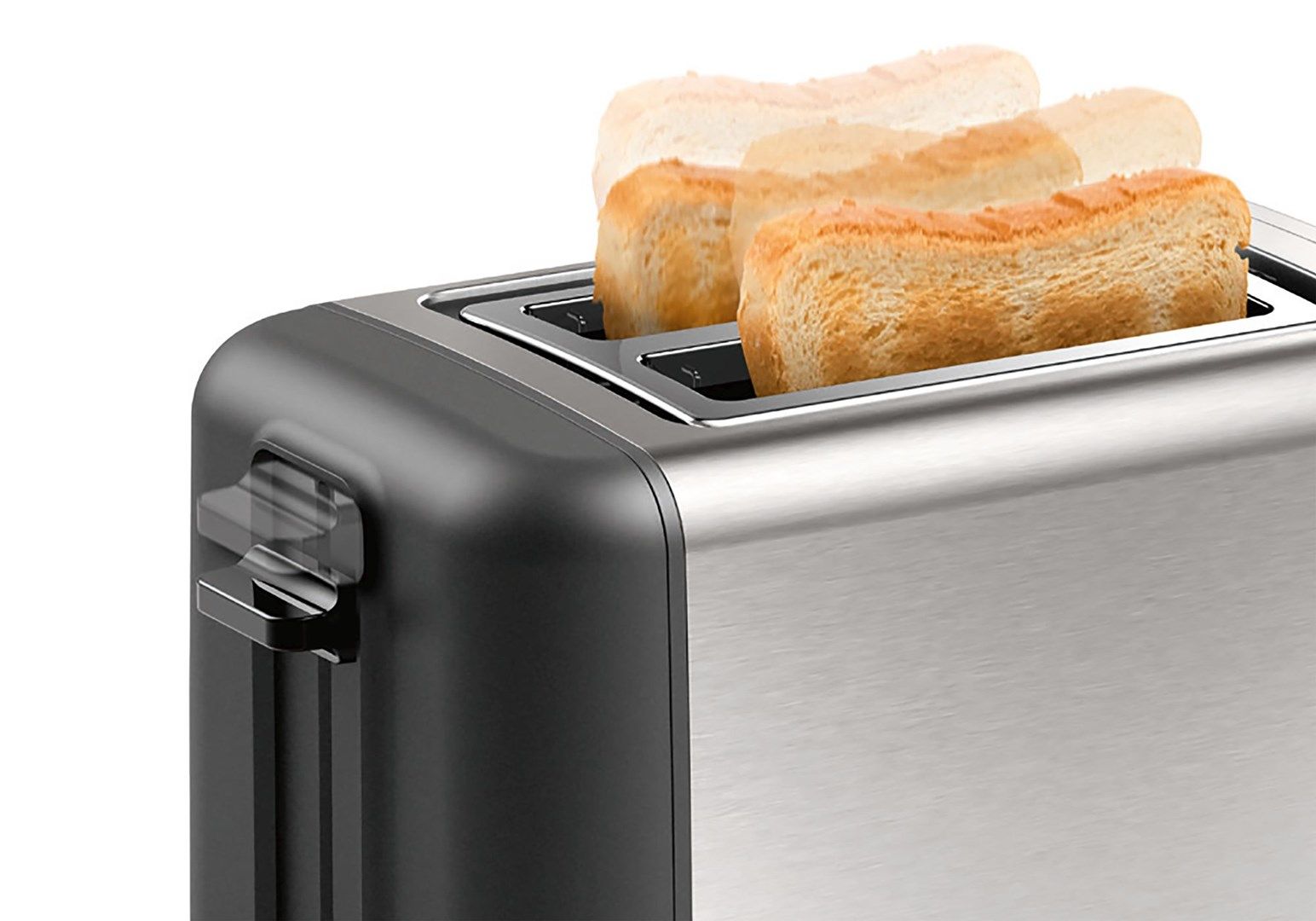 Bosch TAT3P420 toaster 2 slice(s) 970 W Black  Stainless steel_7