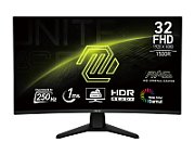 MAG 32C6X, VA, 31.5 inch, Full HD, 1920 x 1080, HDMI, Displayport, Curbat, 250 Hz, 1 ms, Negru_1